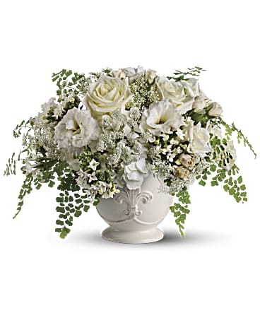 Napa Valley Centerpiece | Mixed Bouquets | Same Day Flower Delivery | White | Teleflora