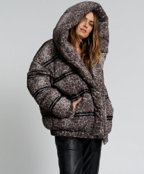 One Teaspoon Addicted Animal Puffa Jacket