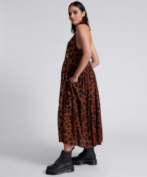 One Teaspoon Animal Anarchy Runaway Slip Dress