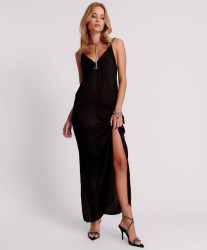 One Teaspoon Animal Jaquard Maxi Slip Dress