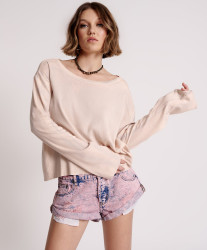 One Teaspoon AXEL BOYFRIEND LONG SLEEVE TEE