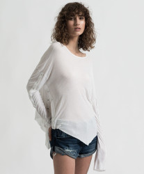 One Teaspoon Bamboo Cotton Ribbed Longsleeve Tee