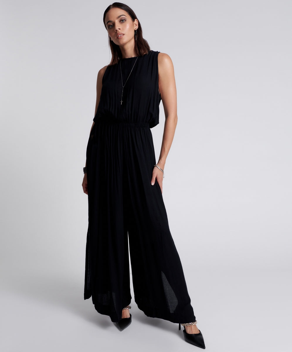 One Teaspoon BLACK AFTER PARTY JUMPSUIT