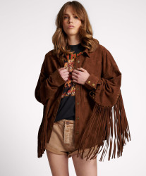 One Teaspoon BLIND FOR LOVE FRINGED DARIA JACKET