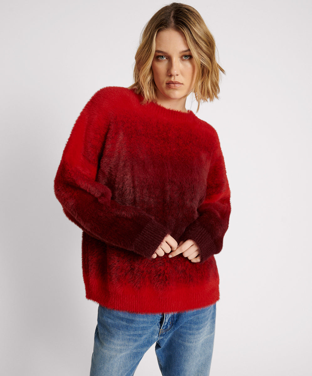 One Teaspoon Burning Sunset Ombre Knit Sweater