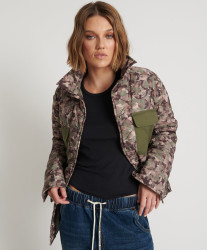 One Teaspoon Camo Quilted Jacket