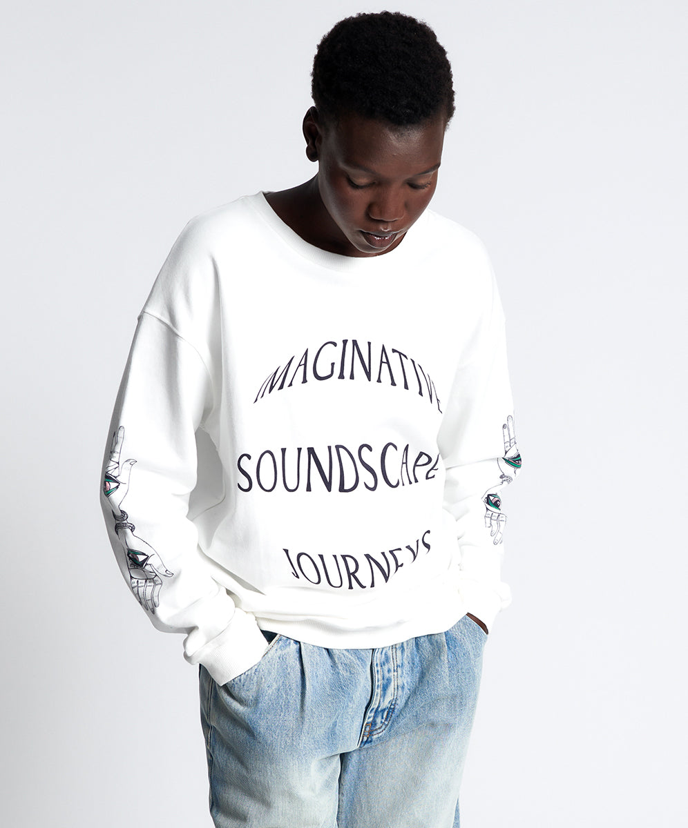 One Teaspoon DEEPER SOUNDS HAND OF WISDOM SWEATER