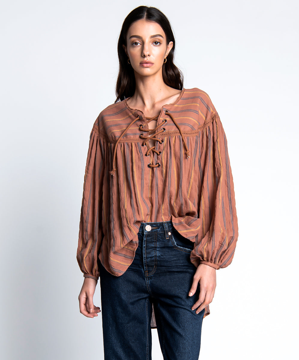 One Teaspoon Desert Stripe Tangiers Tunic