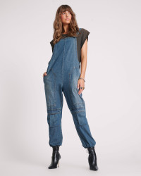 One Teaspoon Heroes Jumpsuit - Used Blue