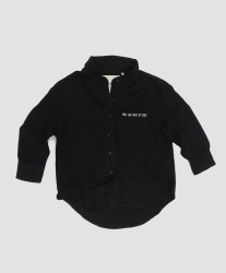 One Teaspoon Kids Black Soho Tencel Shirt