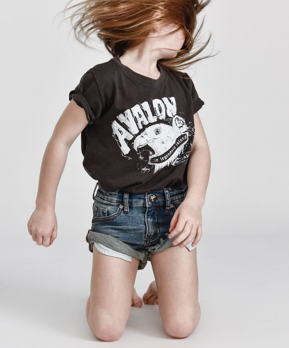 One Teaspoon Kids Superstar Bandits Denim Short