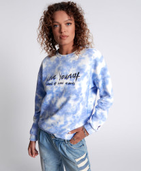 One Teaspoon Love Yourself Sos Tie Dye Sweater