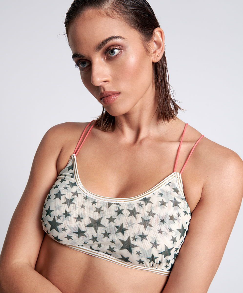 One Teaspoon Mesh Lola Bralette