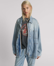 One Teaspoon My Boyfriends Denim Jacket - Blue Tobacco