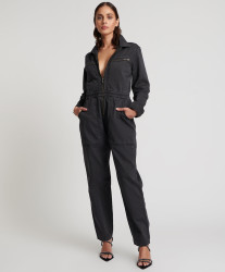 One Teaspoon Olivia Aviator Jumpsuit - Black