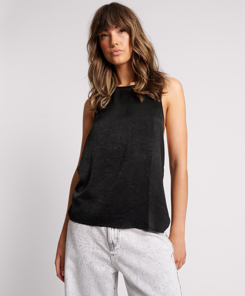 One Teaspoon Roxie Embellished Backless Top