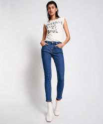 One Teaspoon Soho Blue Freebirds Ii High Waist Skinny Jeans