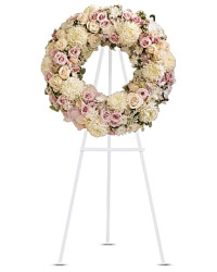 Peace Eternal Wreath | Mixed Bouquets | Same Day Flower Delivery | Multi-Colored | Teleflora