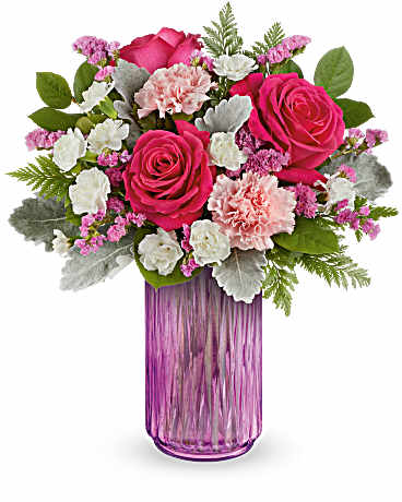 Pink Glow Bouquet | Roses | Same Day Flower Delivery | Teleflora