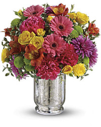 Pleased As Punch Bouquet | Mixed Bouquets | Same Day Flower Delivery | Multi-Colored | Teleflora