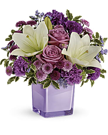 Pleasing Purple Bouquet | Mixed Bouquets | Same Day Flower Delivery | Teleflora