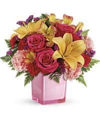 Pop Of Fun Bouquet | Mixed Bouquets | Same Day Flower Delivery | Pink | Teleflora