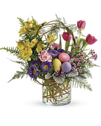 Pop Of Springtime Bouquet | Mixed Bouquets | Same Day Flower Delivery | Multi-Colored | Teleflora