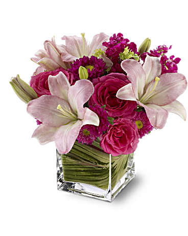 Posh Pinks Bouquet | Mixed Bouquets | Same Day Flower Delivery | Teleflora