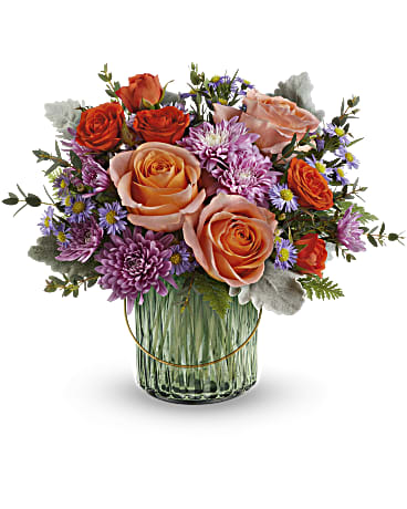 Pretty Blossoms Bouquet | Mixed Bouquets | Same Day Flower Delivery | Orange | Teleflora