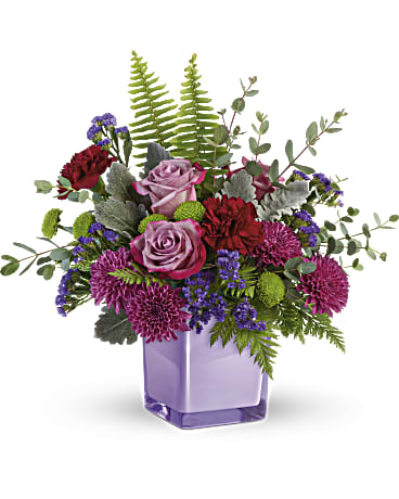 Purple Serenity Bouquet | Roses | Same Day Flower Delivery | Teleflora