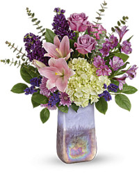 Purple Swirls Bouquet | Mixed Bouquets | Same Day Flower Delivery | Teleflora