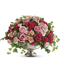 Queen's Court Bouquet | Roses | Same Day Flower Delivery | Pink | Teleflora