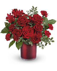 Radiant Crimson Bouquet | Mixed Bouquets | Same Day Flower Delivery | Red | Teleflora