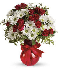 Red, White And You Bouquet | Mixed Bouquets | Same Day Flower Delivery | Teleflora