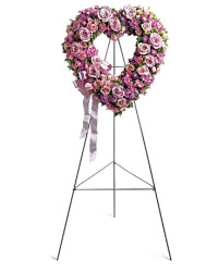 Rose Garden Heart | Mixed Bouquets | Same Day Flower Delivery | Pink | Teleflora