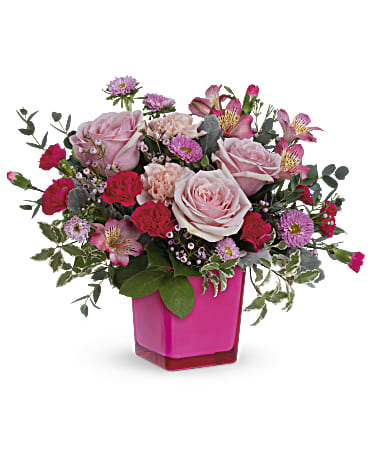 Rosy Moment Bouquet | Mixed Bouquets | Same Day Flower Delivery | Pink | Teleflora