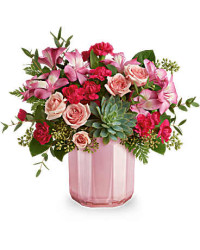 Rosy Radiance Bouquet | Mixed Bouquets | Same Day Flower Delivery | Pink | Teleflora