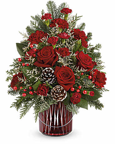 Ruby Radiance Tree | Roses | Same Day Flower Delivery | White | Teleflora