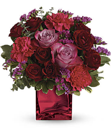 Ruby Rapture Bouquet | Roses | Same Day Flower Delivery | Red | Teleflora