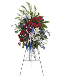 Sacred Duty Spray | Mixed Bouquets | Same Day Flower Delivery | Multi-Colored | Teleflora