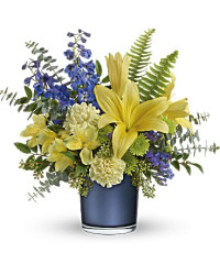 Sapphire Sunrise Bouquet | Mixed Bouquets | Same Day Flower Delivery | Multi-Colored | Teleflora