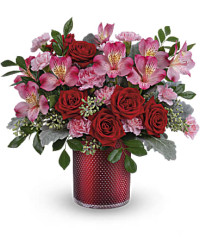 Scarlet Diamond Bouquet | Mixed Bouquets | Same Day Flower Delivery | Red | Teleflora