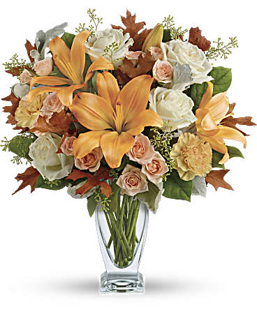 Seasonal Sophistication Bouquet | Mixed Bouquets | Same Day Flower Delivery | White | Teleflora