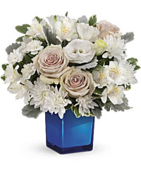 Serene Sky Bouquet | Mixed Bouquets | Same Day Flower Delivery | White | Teleflora