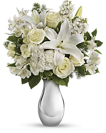 Shimmering White Bouquet | Mixed Bouquets | Same Day Flower Delivery | Teleflora