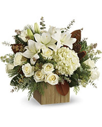 Snowy Woods Bouquet | Mixed Bouquets | Same Day Flower Delivery | White | Teleflora