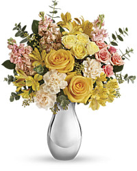 Soft Reflections Bouquet | Mixed Bouquets | Same Day Flower Delivery | Yellow | Teleflora