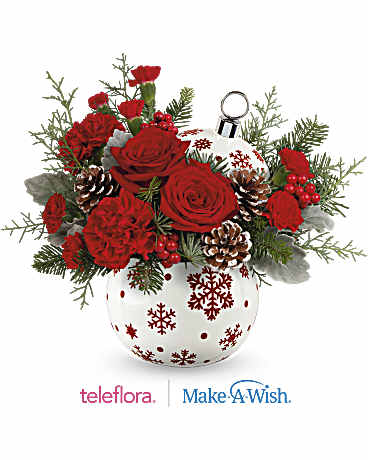 Sparkle All The Way Bouquet | Roses | Same Day Flower Delivery | White | Teleflora