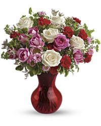 Splendid In Red Bouquet With Roses | Mixed Bouquets | Same Day Flower Delivery | Teleflora