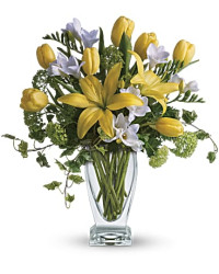 Spring Rhapsody Bouquet | Mixed Bouquets | Same Day Flower Delivery | Yellow | Teleflora